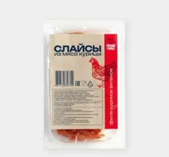 Слайсы из мяса курицы Мясная марка 100г