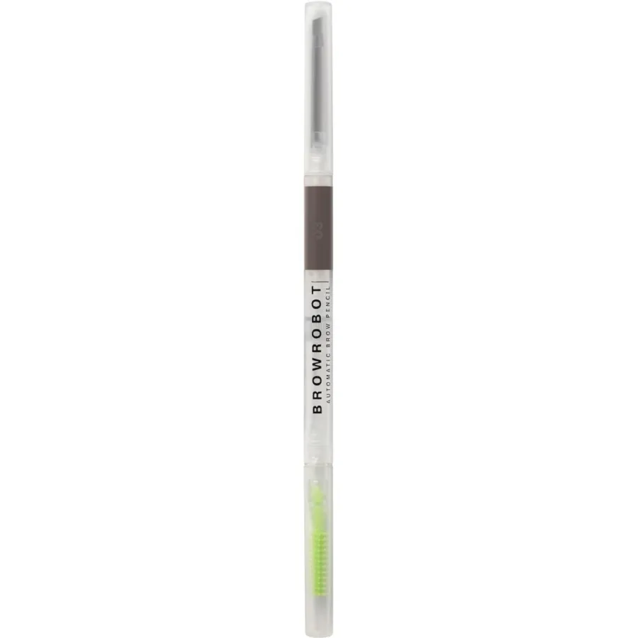 Карандаш для бровей Influence Beauty Brow Robot автоматический, ультратонкий, тон 03: темно-русый, 0,1г