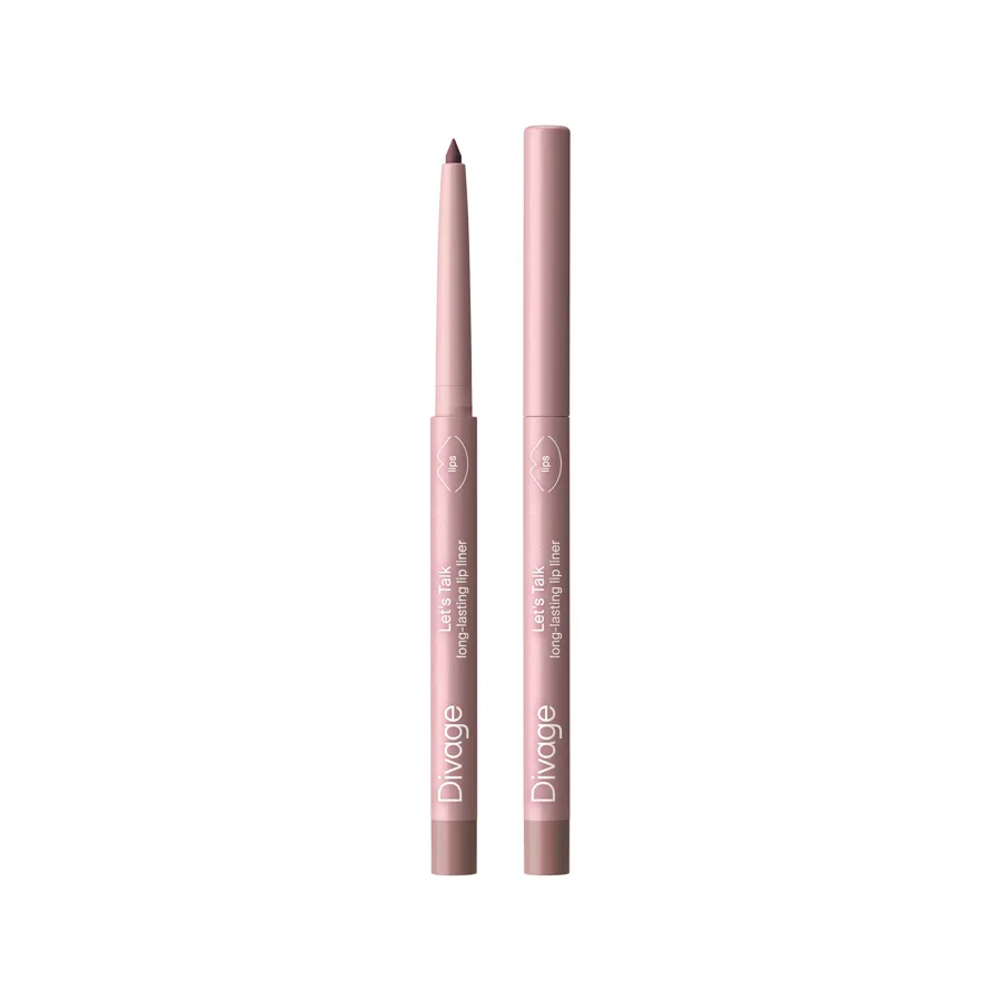 Карандаш для губ автоматический Divage Let's Talk Long-lasting тон 12 холодный коричневый hazel