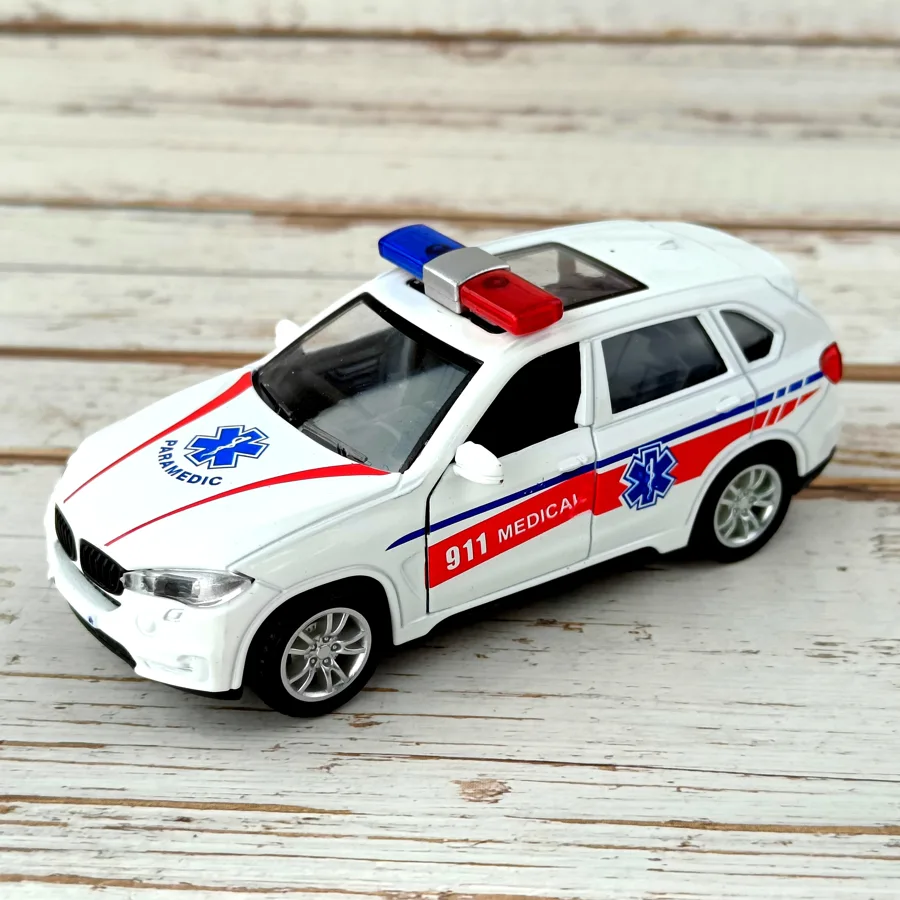 Машинка металлическая Jile Toys Спецслужбы, размер: 11 см, в ассортименте