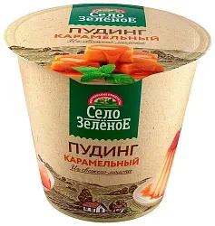 Пудинг СЕЛО ЗЕЛЕНОЕ карамельный бзмж 3% 120г