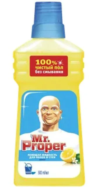 Чистящее средство для полов и стен Mr. Proper Лимон, 500мл
