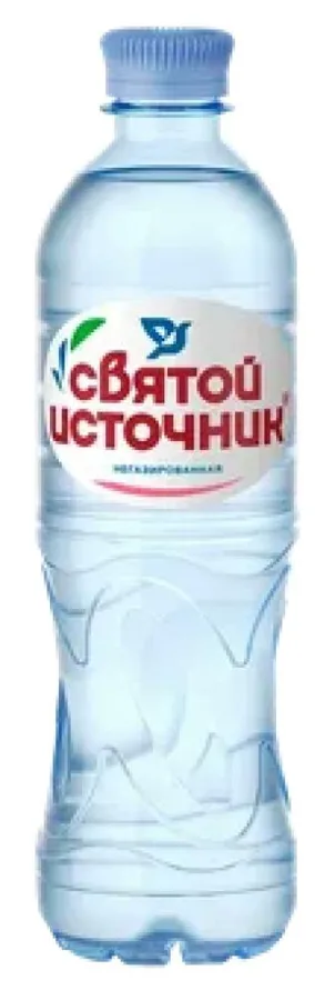 Вода питьевая Святой источник негазированная, 0,5л