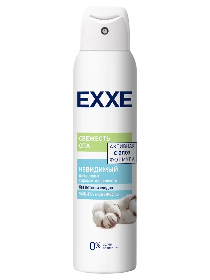 Дезодорант женский Exxe Fresh Spa Невидимый, 150 мл