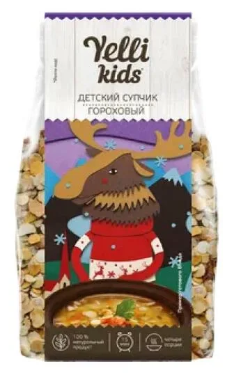Детский супчик Гороховый Yelli kids 100г