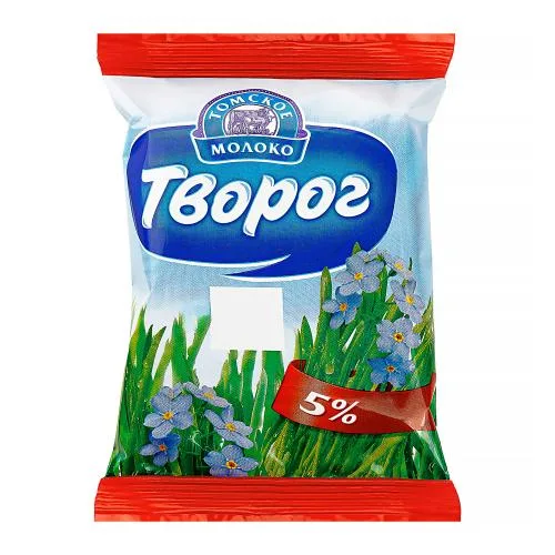 Творог Томское молоко зерненое 5% 180г