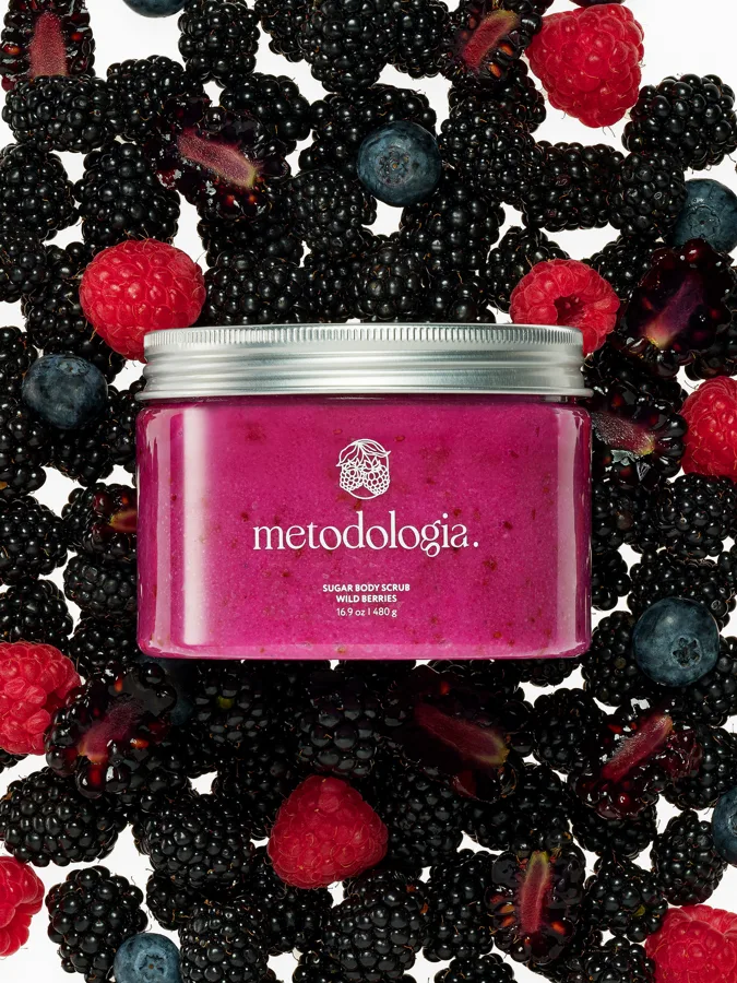 Скраб для тела сахарный Metodologiа Wild berries, 480 г