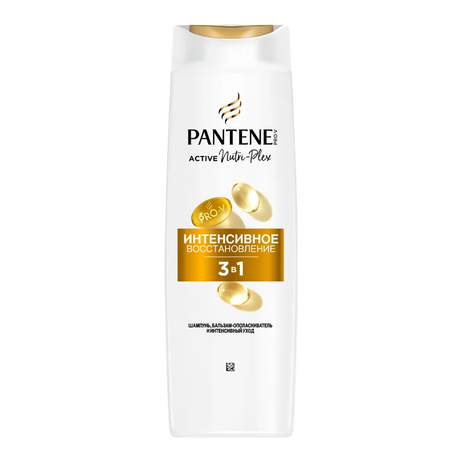 PANTENE Про-Витамин (ProV) Шампунь/бальзам-ополаскиватель/интенсивный уход 3в1 Интенсивное восстановление 360мл