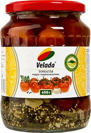 ТОМАТЫ ЧЕРРИ ВЕЛАДА, МАРИНОВАННЫЕ, 680 Г