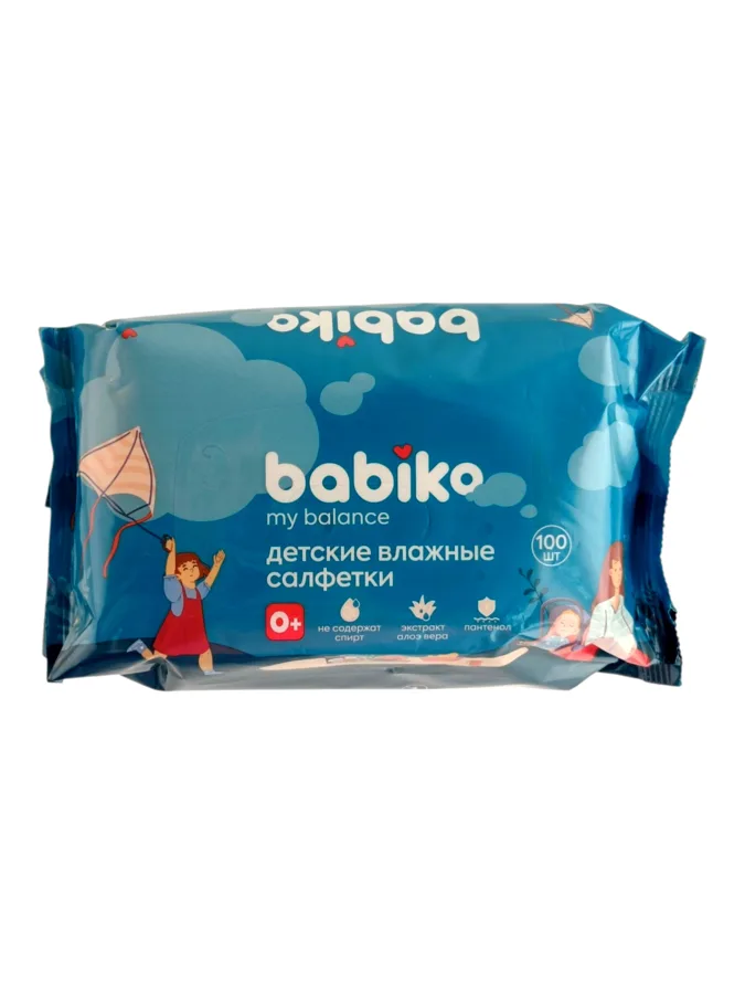 Влажные салфетки детские Babiko My balance, 100 шт