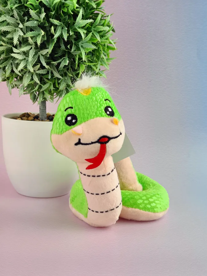Игрушка мягкая Jile Toys Змеёныш, размер: 16 см, в ассортименте