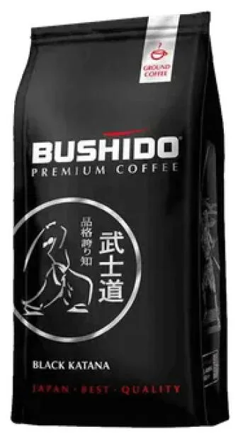 Кофе молотый Bushido Black Katana, 227г