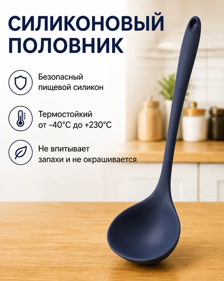 Половник силиконовый Fresco Поинт (Point), 29 см