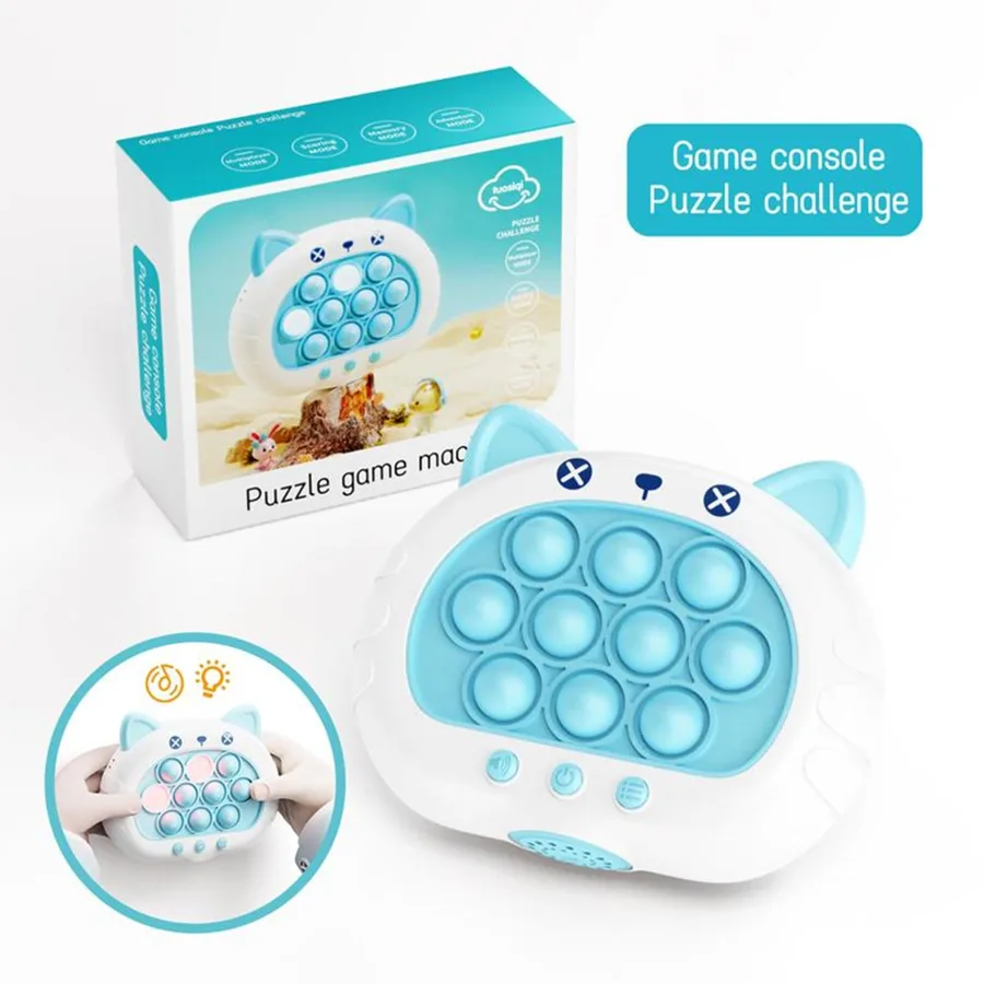 Игрушка-антистресс Jile Toys Поп-ит электронный Котик, на батарейках