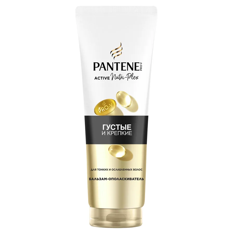 Бальзам для волос Pantene Про-В (Pro-V) Густые и крепкие, 180мл