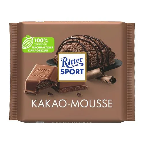 Шоколад молочный Какао мусс Ritter Sport 100г