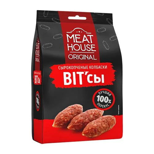 Колбаски Meat House Original Bit Сы сырокопченые 50г