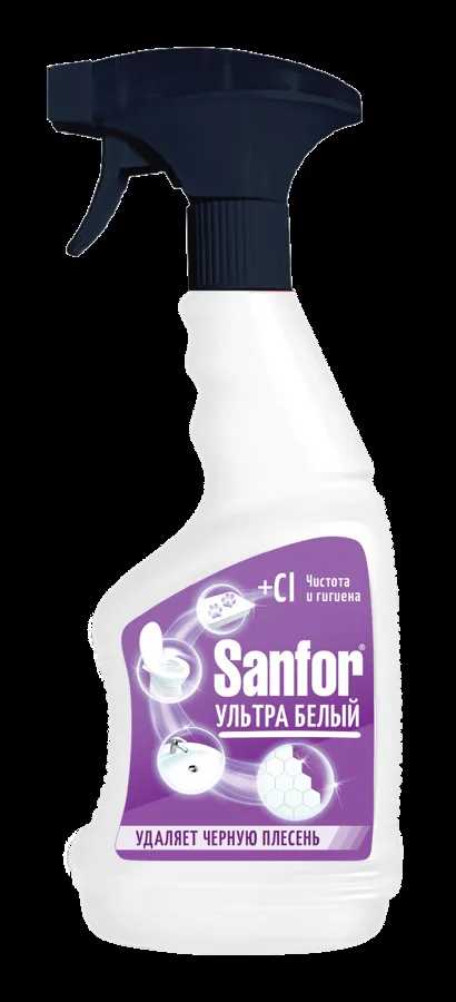 Спрей чистящий Sanfor Ультра белый, 500мл