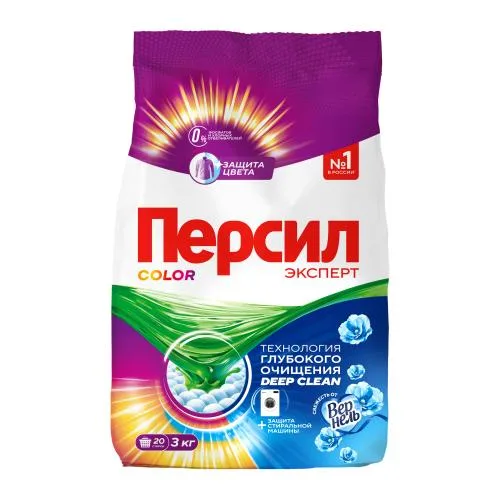 Стиральный порошок Персил Колор Свежесть от Вернель для цветного белья автомат 3кг