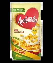 Хлопья ЛЮБЯТОВО Кукурузные 600г