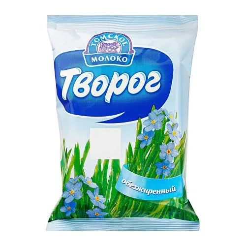 Творог Томское Молоко обезжиренный 180г