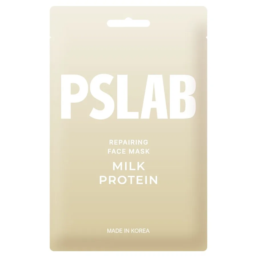 Маска для лица тканевая Pslab Milk Рrotein, восстанавливающая, 23 мл