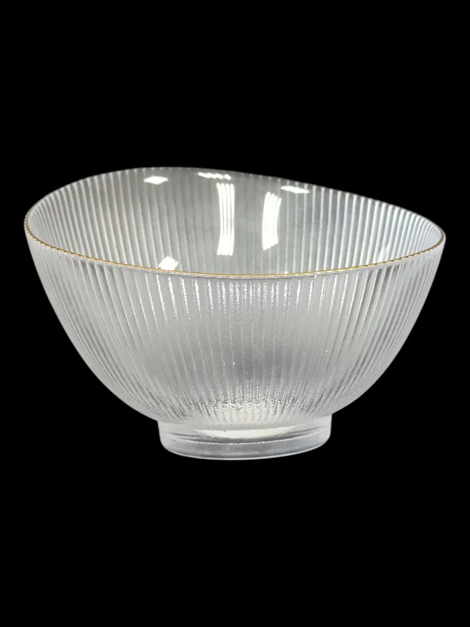 Салатник Fresco Голд Рим (Gold Rim), 17.5х17.5х12.5см