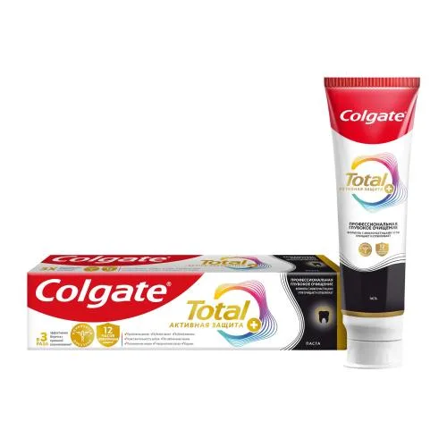 Зубная паста Colgate Total Глубокое Очищение с углем 100мл