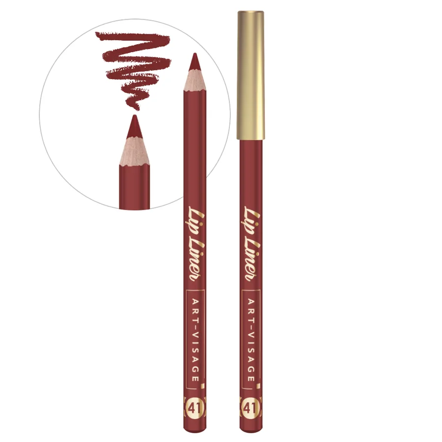 Art-Visage карандаш для губ Lip liner тон41 винный