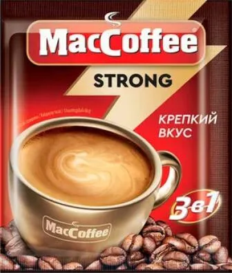 Напиток кофейный Мак Кофе 3в1 Крепкий 18г