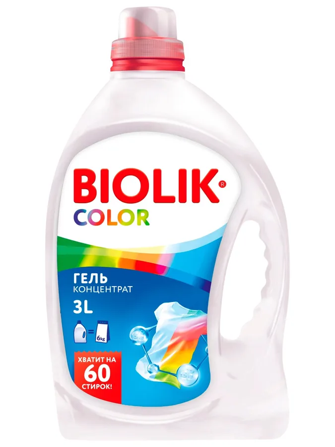 Гель для стирки BioLik Color для цветного белья 3000мл
