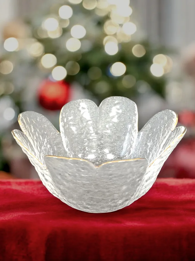 Салатник Fresco Голд Рим (Gold Rim), 17х17х8см