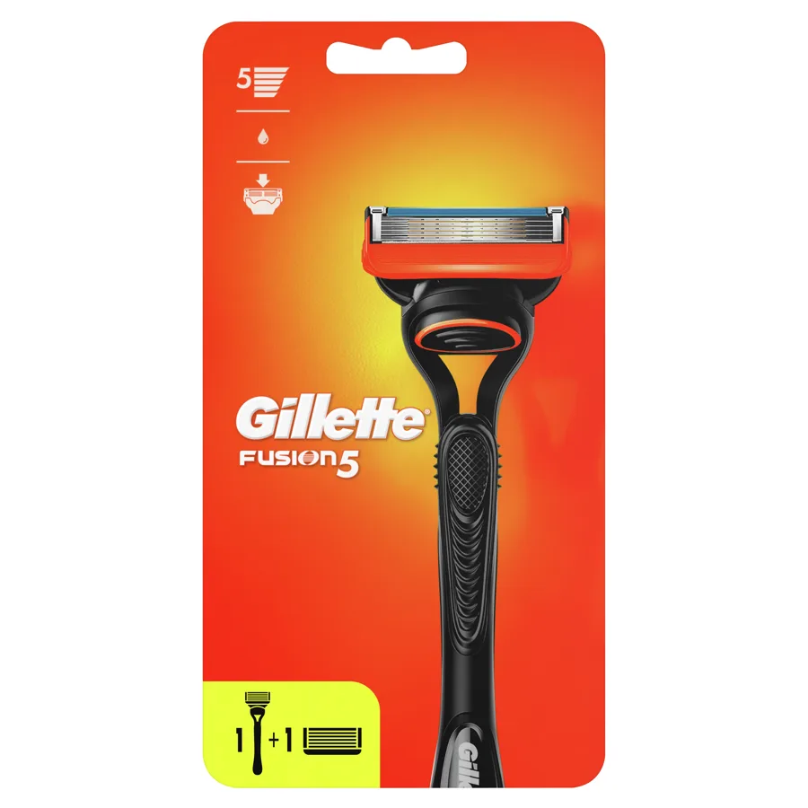 GILLETTE ФЬЮЖН5 (FUSION5) Бритва с 2 сменными кассетами