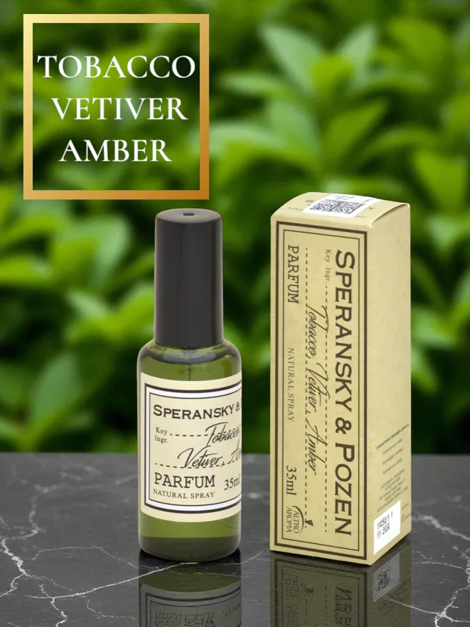 Духи унисекс Speransky&Pozen Tobacco, Vetiver, Amber, 35 мл