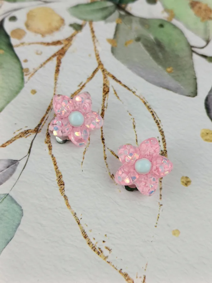 Клипсы детские Beautella Bloom Цветочки, 1 пара