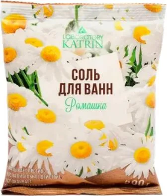 Соль для ванн в пакете Ромашка, 500 г
