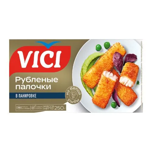 Рыбные палочки Vici Premium в панировке филе-кусочки 250г