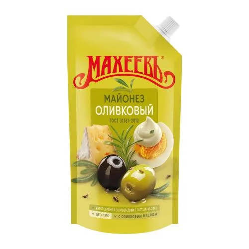 Майонез Махеевъ Оливковый 67% 190г