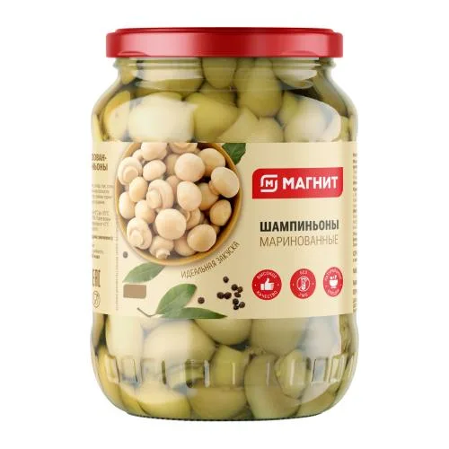 Шампиньоны маринованные Магнит 330г