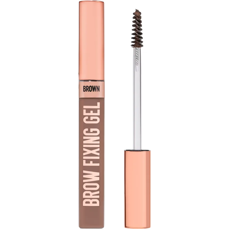 Гель для бровей Stellary Brow fixing gel, тон: коричневый, 9г