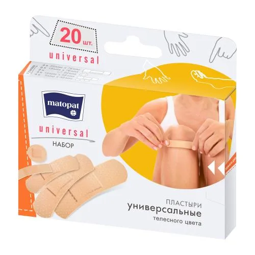 Пластырь Matopat Universal 20шт
