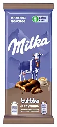 Шоколад МИЛКА Баблс пористый со вкусом капучино 87г