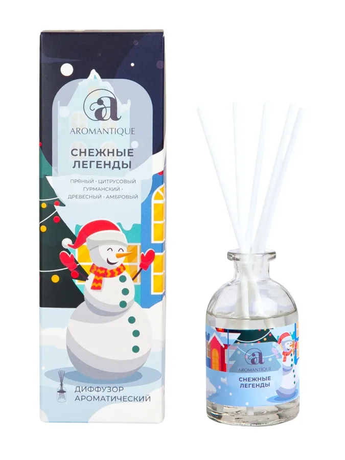 Диффузор ароматический новогодний Aromantique Снежные легенды, 50 мл