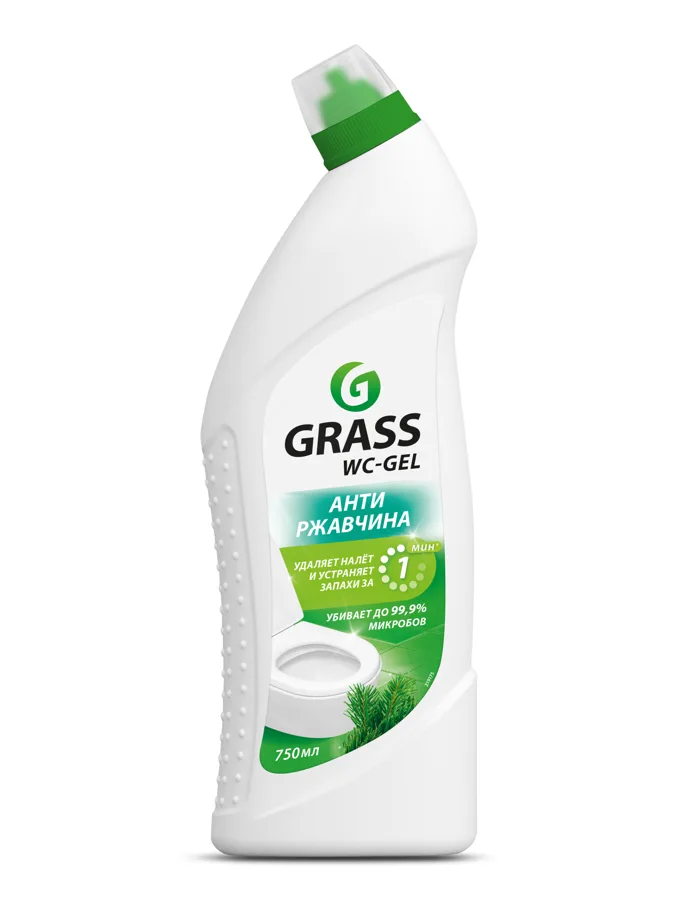Средство чистящее для туалета и ванной Grass WC-Gel Антиржавчина, 750мл
