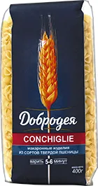 МАКАРОНЫ ДОБРОДЕЯ, В АССОРТИМЕНТЕ, 400 Г