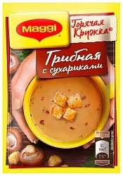 Суп МАГГИ горячая кружка грибы с сухарикам 20г