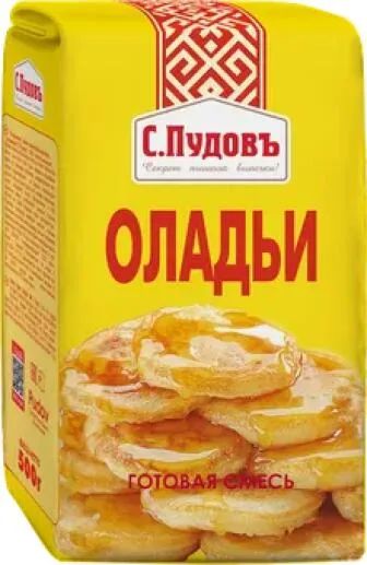 Мучная смесь Оладьи т.м. С.Пудовъ, бум/пак, 0,5 кг