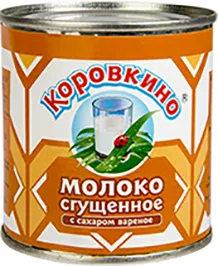 СГУЩЁННОЕ МОЛОКО КОРОВКИНО, ВАРЁНОЕ, 8,5%, 380 Г
