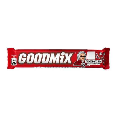 Батончик шоколадный с хрустящей вафлей Goodmix 29г