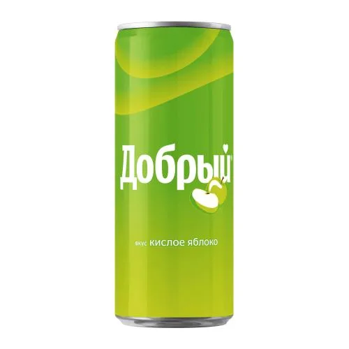 Напиток газированный кислое яблоко Добрый 330мл